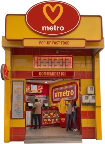 Le nouveau Metro pop-up à Ouakam